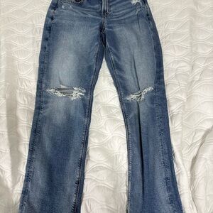 American Eagle Outfitters Blue Wide Leg Jeans